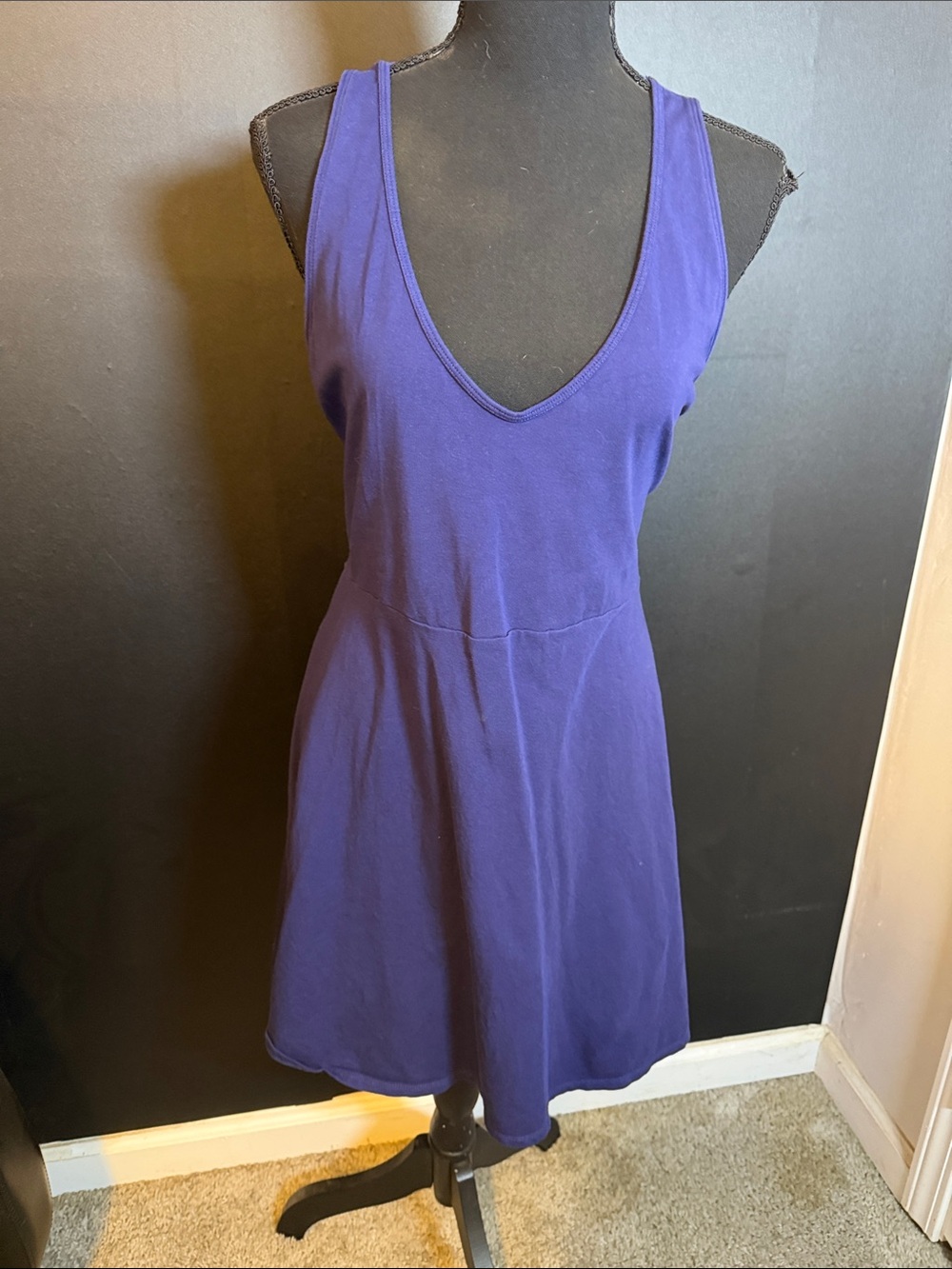 Express Sleeveless V-Neck Women’s Dress in Blue Size XL